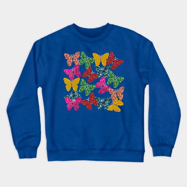 Butterflies Crewneck Sweatshirt by ellenaJ